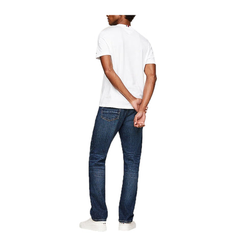 Tommy Hilfiger T-shirt T-shirt Uomo Global Stripe Bianco A24 - TOMMY HILFIGERMW36208 - YBR - S - Francavilla Moda